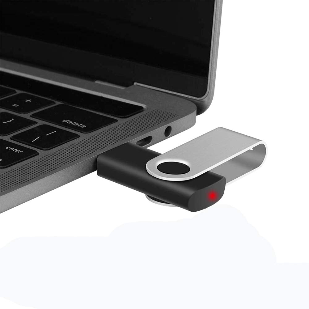 Eastbull 50 Pack 4Gb Bulk Flash Drives Usb 2.0 4Gb Flash Drives Pack Thumb Drives Bulk Swivel Bulk Usb Drives, Black