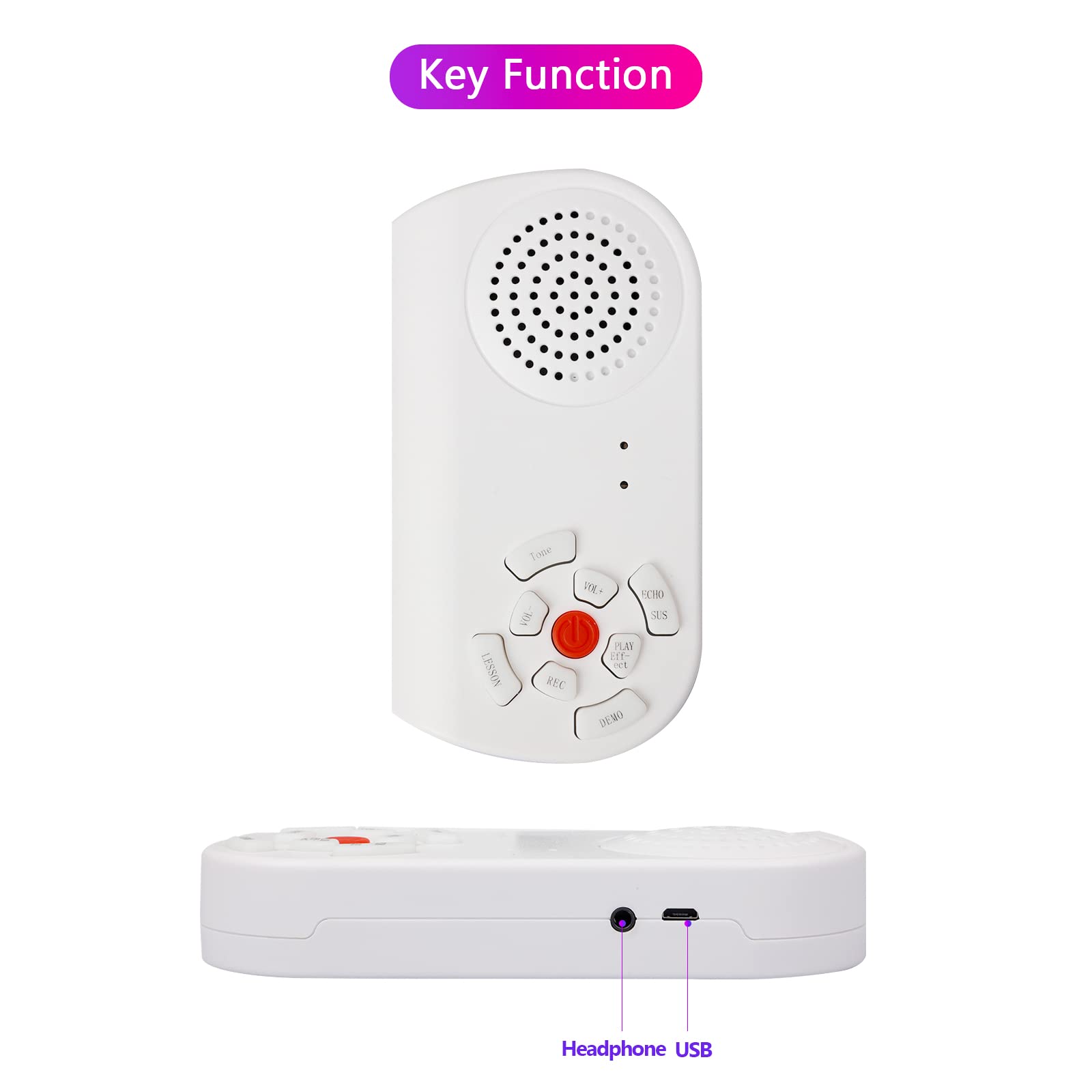 49 Keys Roll Up Piano With Carrying Bag, 8 Different Tones, Built In Rechargeable Lithium Battery, Built In 2W Speakers, Portabl