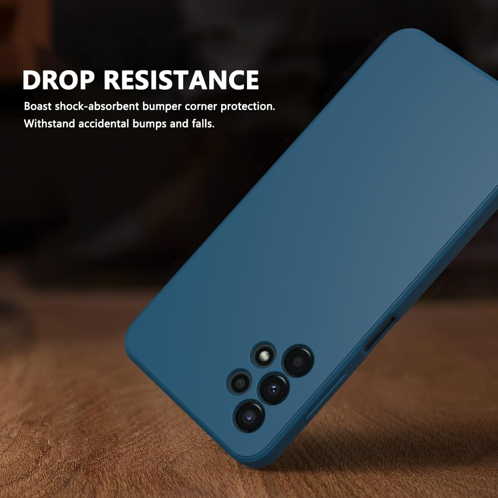 Wogroo For Samsung Galaxy A13 4G Case Dark Blue, Scratch Resistant With Soft Touch, Slim Thin Phone Cover For Samsung Galaxy A13