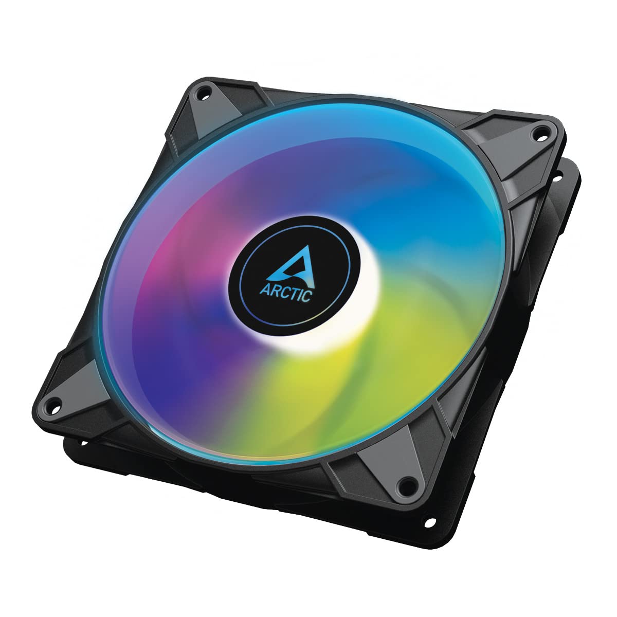 ARCTIC P14 PWM PST A-RGB - PC Fan, 140mm PWM Case Fan, Optimised for Static Pressure, Semi-Passive: 200-1900 RPM (0 RPM 