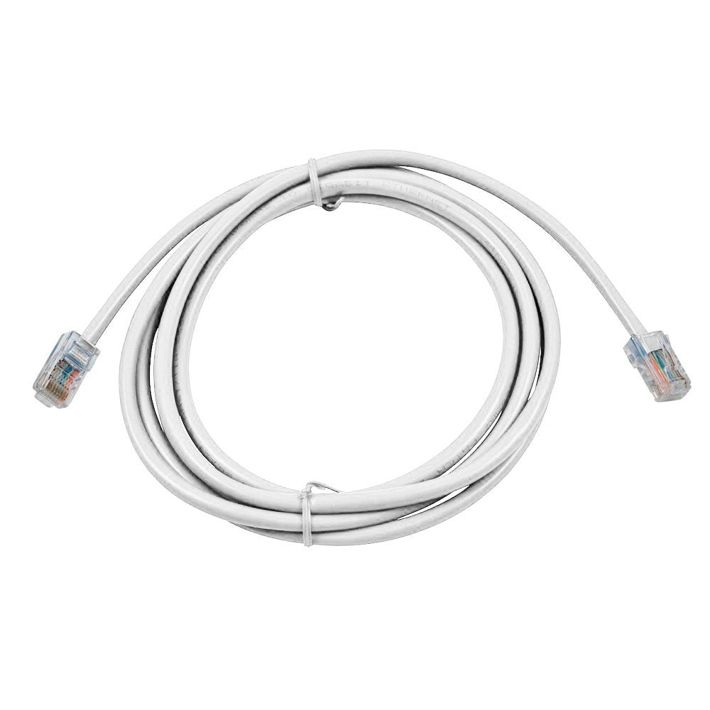 Buhbo 1 Ft Cat7 Shielded Rj45 Ethernet Network Snagless Cable 10Gbps 600 Mhz (10-Pack) White