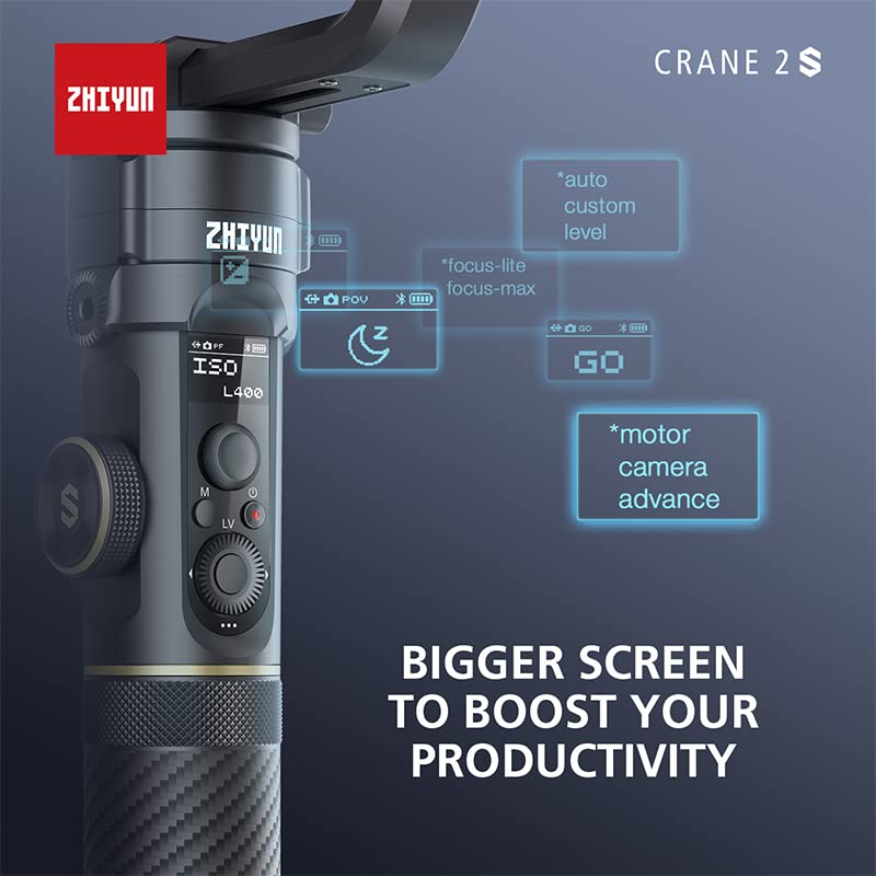 Zhiyun Crane 2S 3-Axis Gimbal Stabilizers For Dslr &Mirrorless Camera