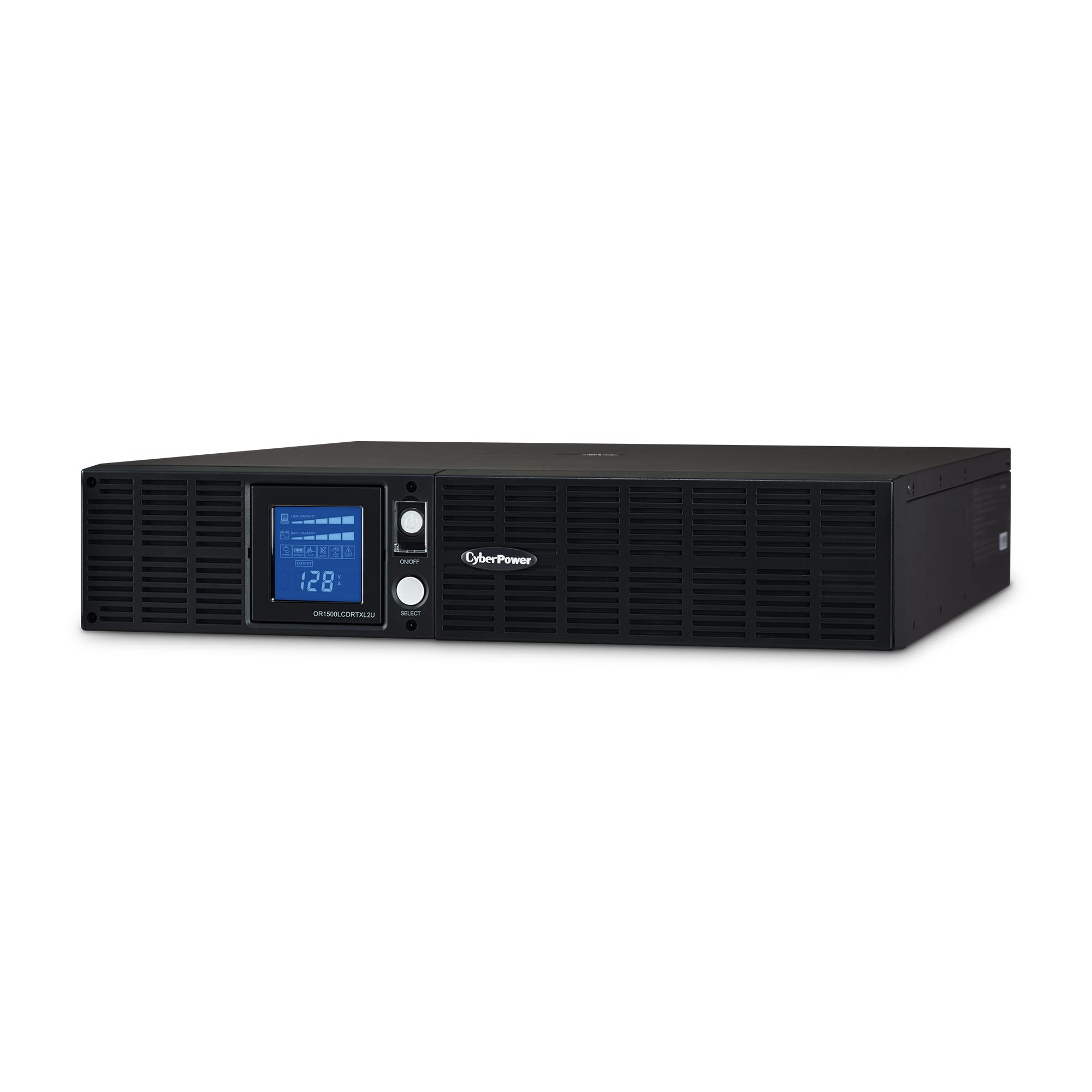 Cyberpower Or1500Lcdrtxl2U Smart App Lcd Ups System, 1500Va/1125W, 8 Outlets, Avr, 2U Rack/Tower