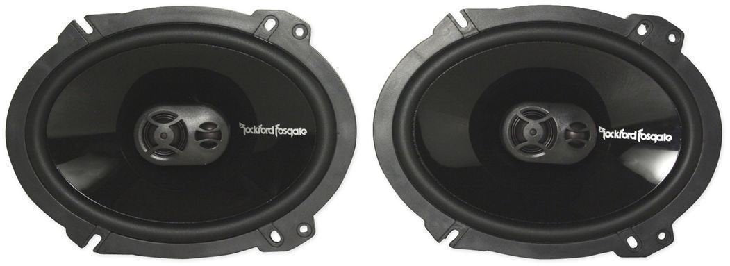 2 Pairs Of Rockford Fosgate P1683 130W 6'X8' 3 Way Car Stereo Speakers 6X8 Punch