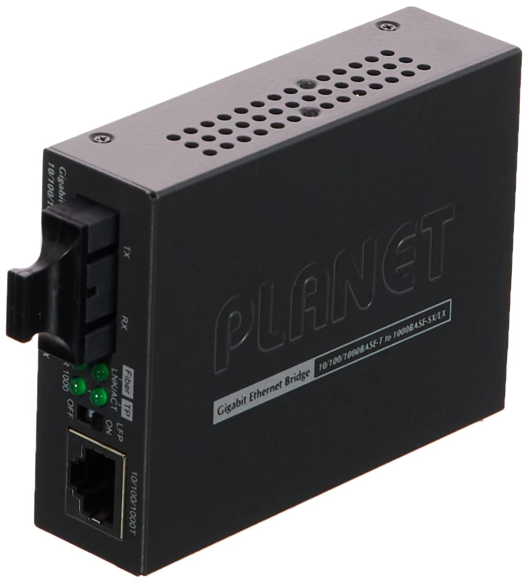 Gt 802S 10/100/1000Base T To 1000Lx Gigabit Media Converter (Sm, Sc, 10Km)