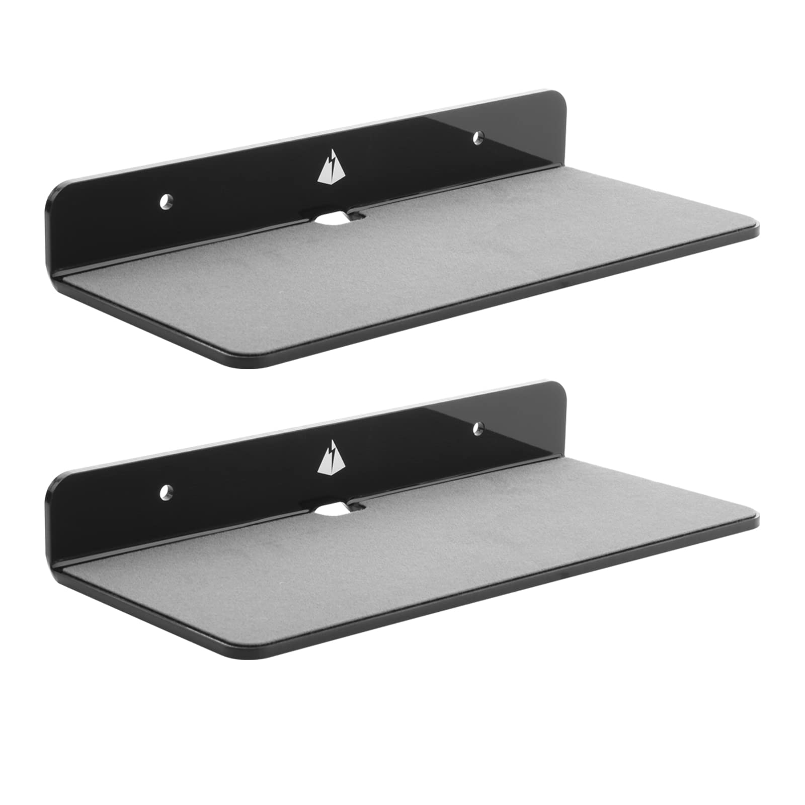 TXEsign Wall Shelves Speaker Shelf-2 Pack, 9 Inch Small Wall Shelf Speaker Mount for Bluetooth Speaker, Webcam, Mesh Router, Clo