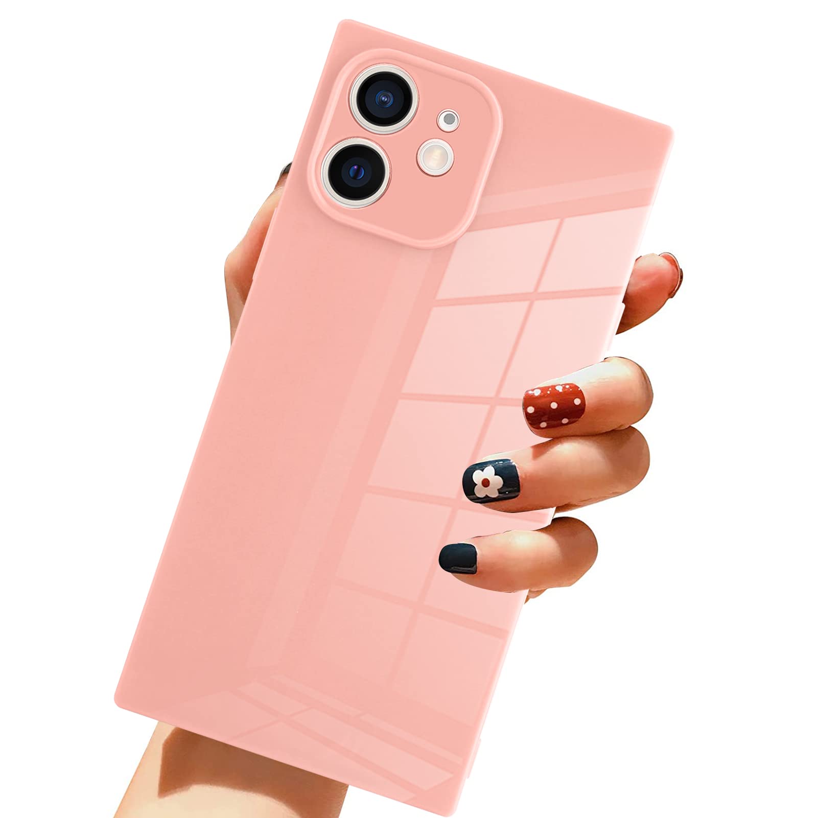 Lsl For Iphone 11 Case Square Pink Soft Tpu Bumper Anti Fall Anti Scratch Shockproof 360 Degree Heavy Duty Protective Wireless S