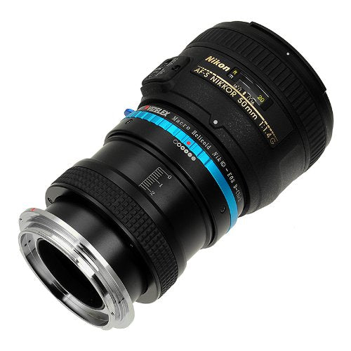 Vizelex Macro Focusing Helicoid For Nikon G And Dx Lenses To Canon Eos Dslr Camera Body - Variable Magnification Helicoil With B