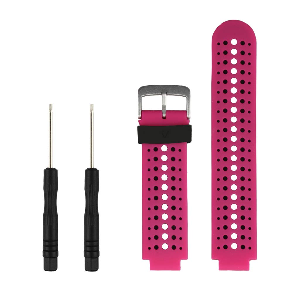 Replacement Smart Wrist Watch Accessory Band Strap for Garmin Forerunner 220/230/235/620/630/735XT/235Lite Free Size 5.11-8.46