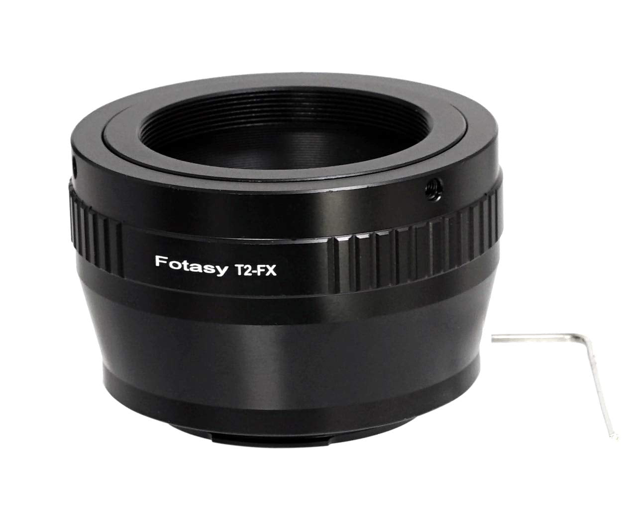 Fotasy Adjustable T2/ T Mount lens to Fuji X Adapter, T Mount to Fujifilm X Mount Adapter, Compatible with Fujifilm X-Mount Came
