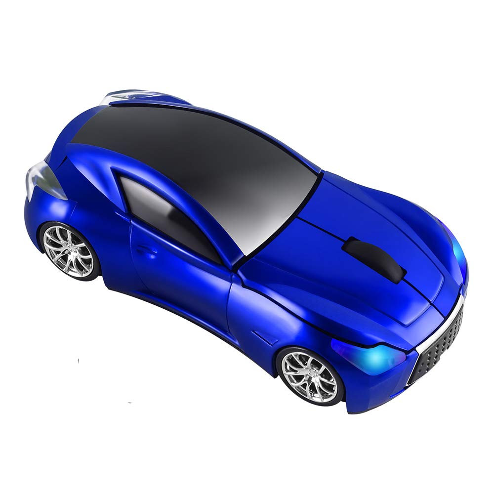 Usbkingdom Cool Sport Car Shape 2.4Ghz Wireless Mouse Optical Cordless Mice With Usb Receiver For Pc Laptop Computer 1600Dpi 3 B