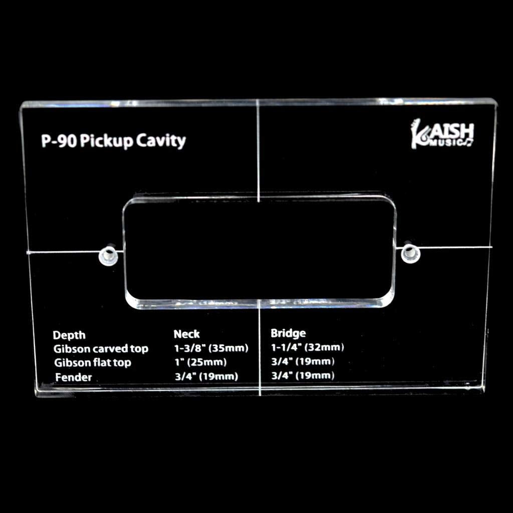 Dopro Acrylic P90 Pickup Routing Template Pickup Templates For P90 Pickup Body Rout