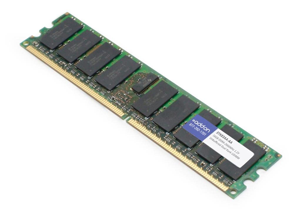 Addon Hp 3Tk83Aa Compatible 16Gb Ddr4-2666Mhz Unbuffered Dual Rank X8 1.2V 288-P