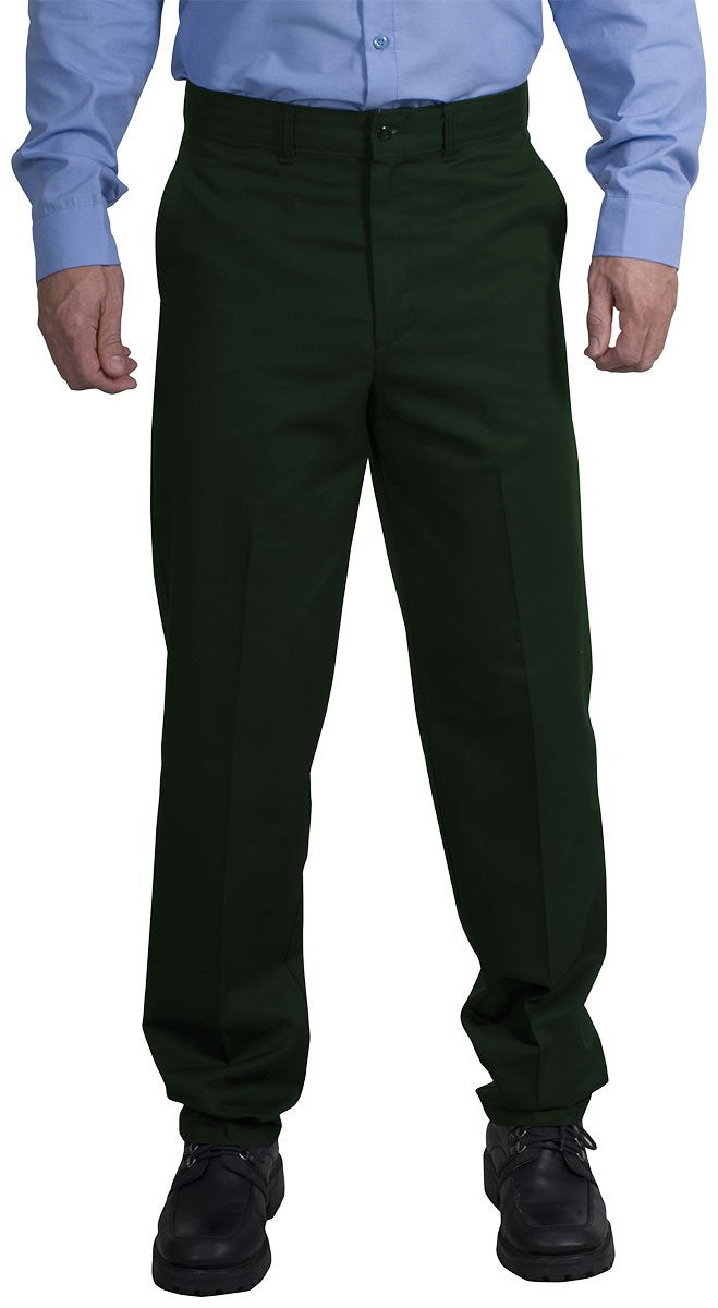 Red Kap Mens Stain Resistant, Flat Front Work Pants, Spruce Green, 50W X 32L