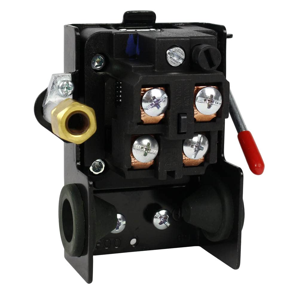 Pressure Switch For Air Compressor 95 125 Psi Single Port Heavy Duty 26A Replaces Hubbell Furnas Square D Siemens Sears Dewalt C