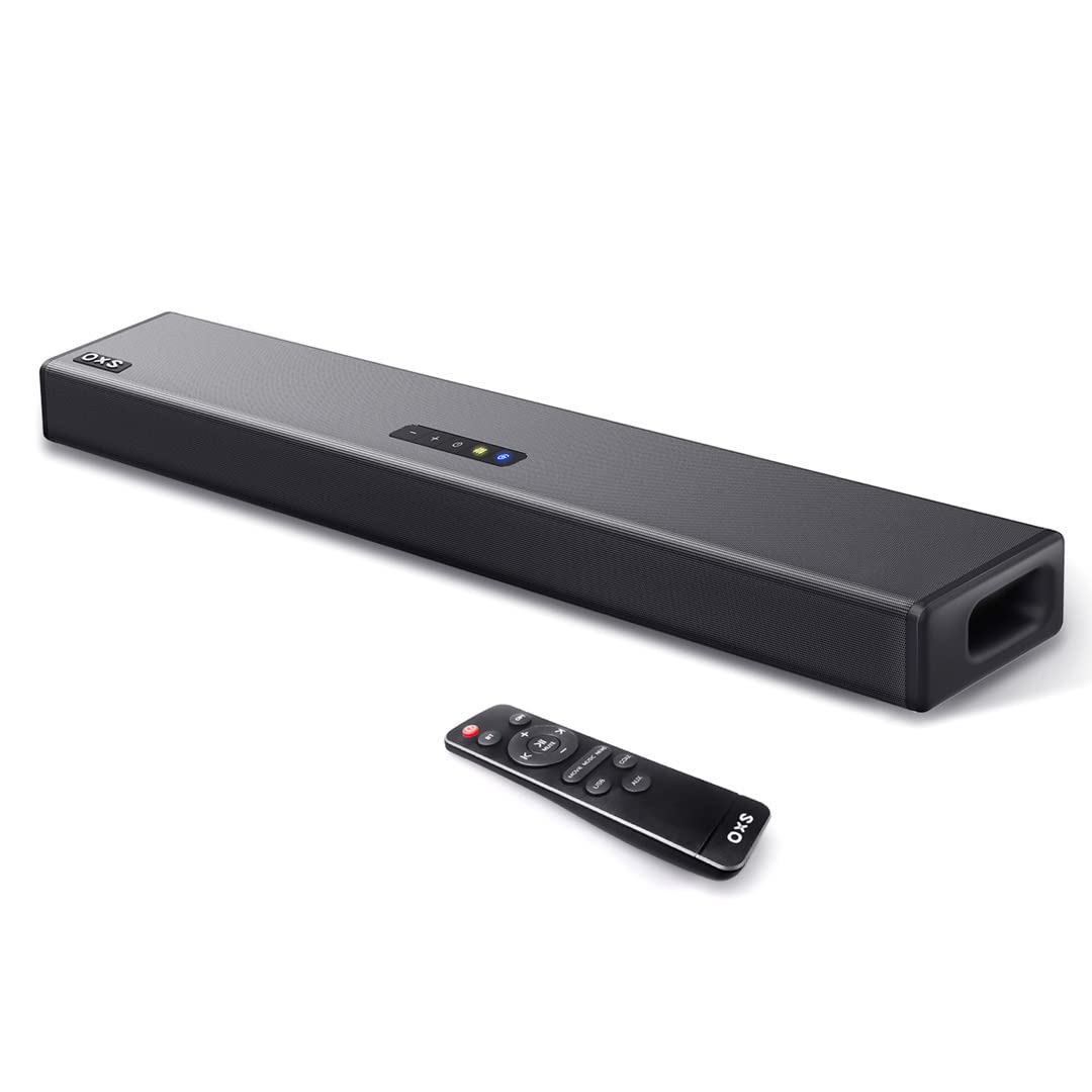 Oxs Sound Bars For Tv, Home Theater Audio With Built In Subwoofer, 3D Surround Sound System Tv Sound Bar, Tv Speakers, Bluetooth