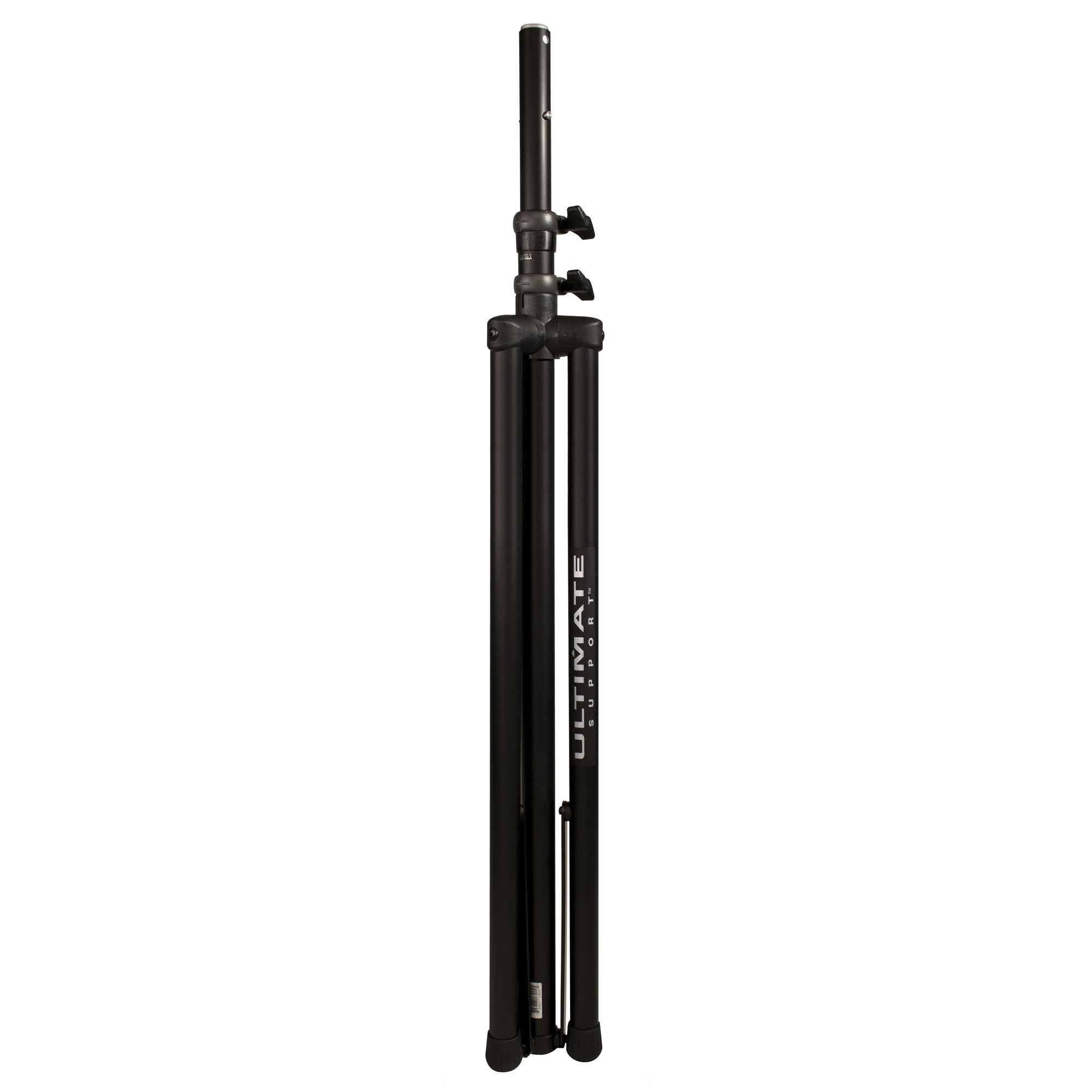 Ultimate Support Ts-88B Original Series Aluminum Tripod Extra Tall Speaker Stand W/Integrated Speaker Adapter - Black