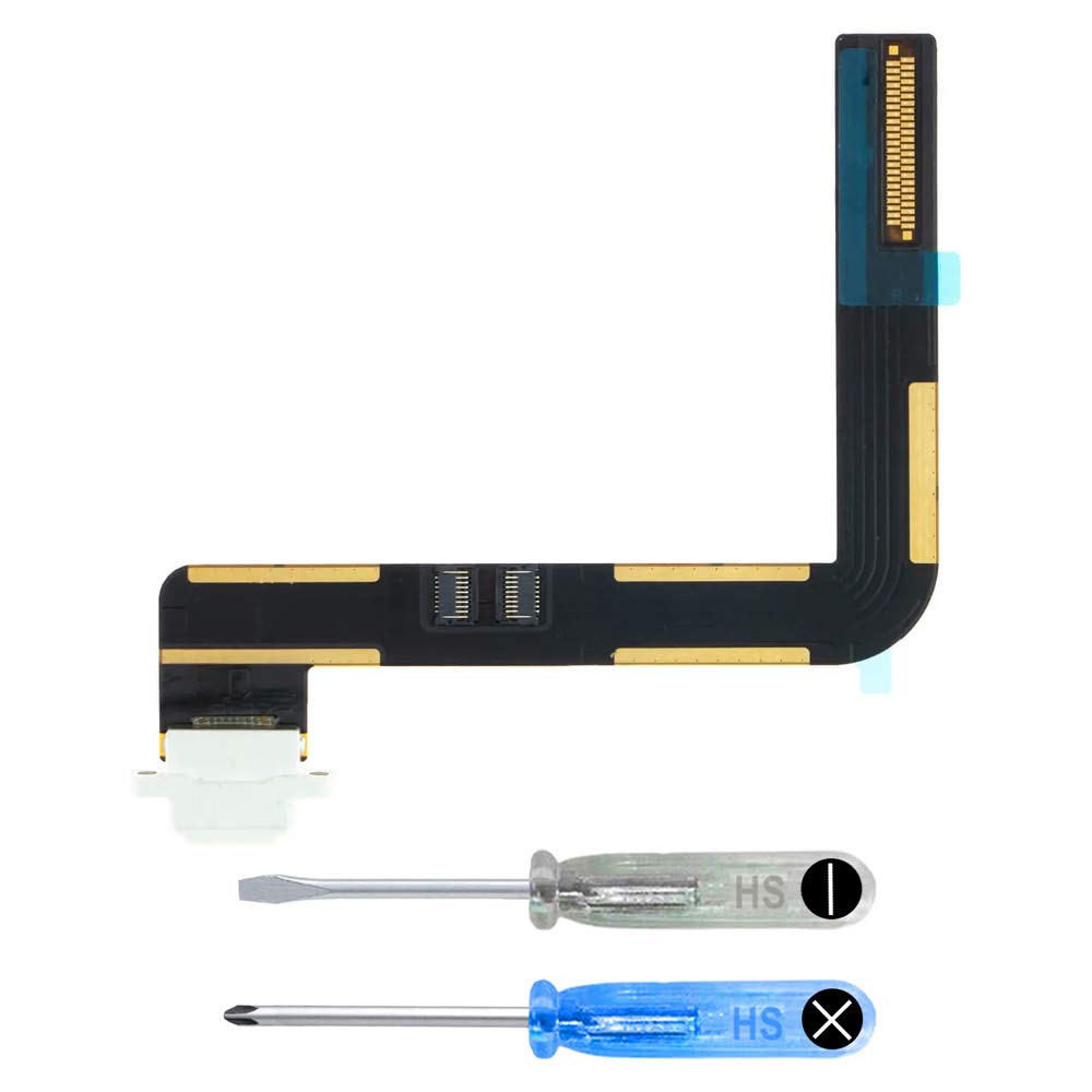 Mmobiel Dock Connector Compatible With Ipad 7 2019/8 2020   Charging Port Flex Cable   Headphone Port/Microphone/Antenna Replace