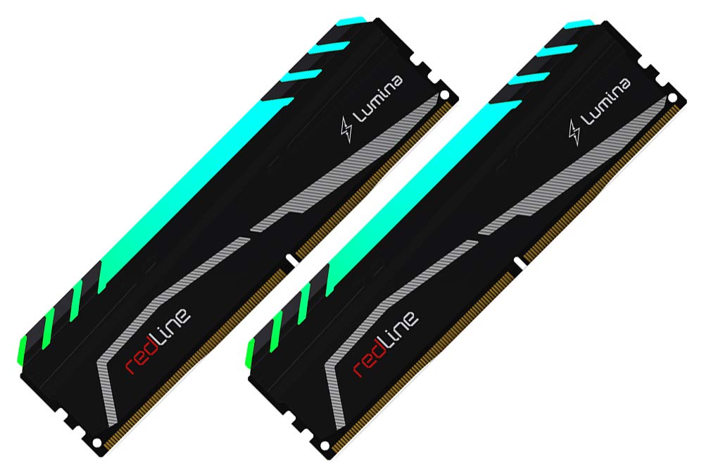 Mushkin Redline Lumina - Ddr4 Rgb Gaming Dram - 16Gb (2X8Gb) Udimm Memory Kit - 3600Mhz (Pc4-28800) Cl-18 - 288-Pin 1.35V Deskto