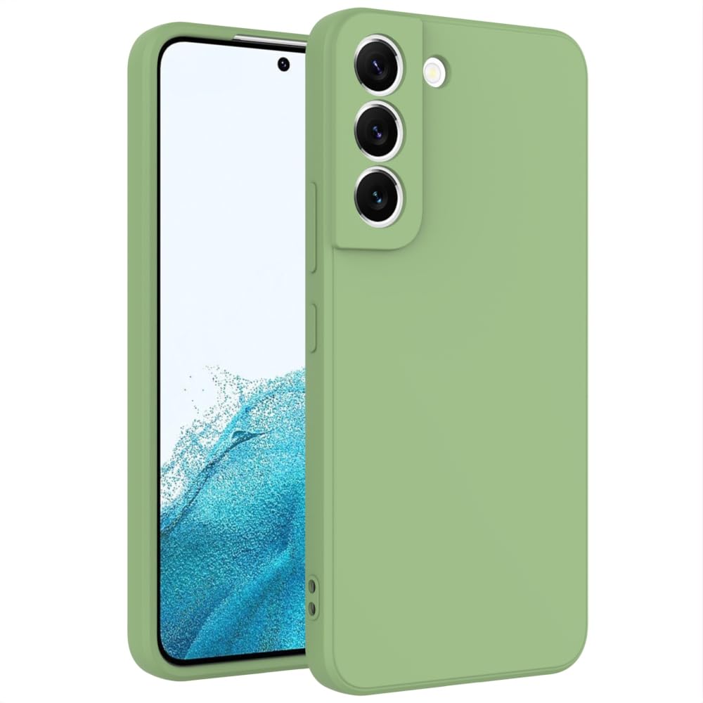 Wogroo For Samsung Galaxy S22 Plus Case Green, Scratch Resistant With Soft Touch, Slim Thin Phone Cover For Samsung Galaxy S22 P