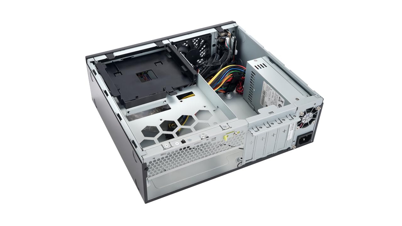 Inwin Cj712 Micro-Atx Chassis-8L Small Form Factor-Standard Flex Atx 265W Power Supply-Supports 3.5, 2.5 Hdd Bay-Front Ports Usb