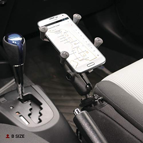 Ram Mounts Tough Wedge Base With Ball And Expansion Pouch Ram B 407 Pumpu With B Size 1'' Ball For Vehicle Seats