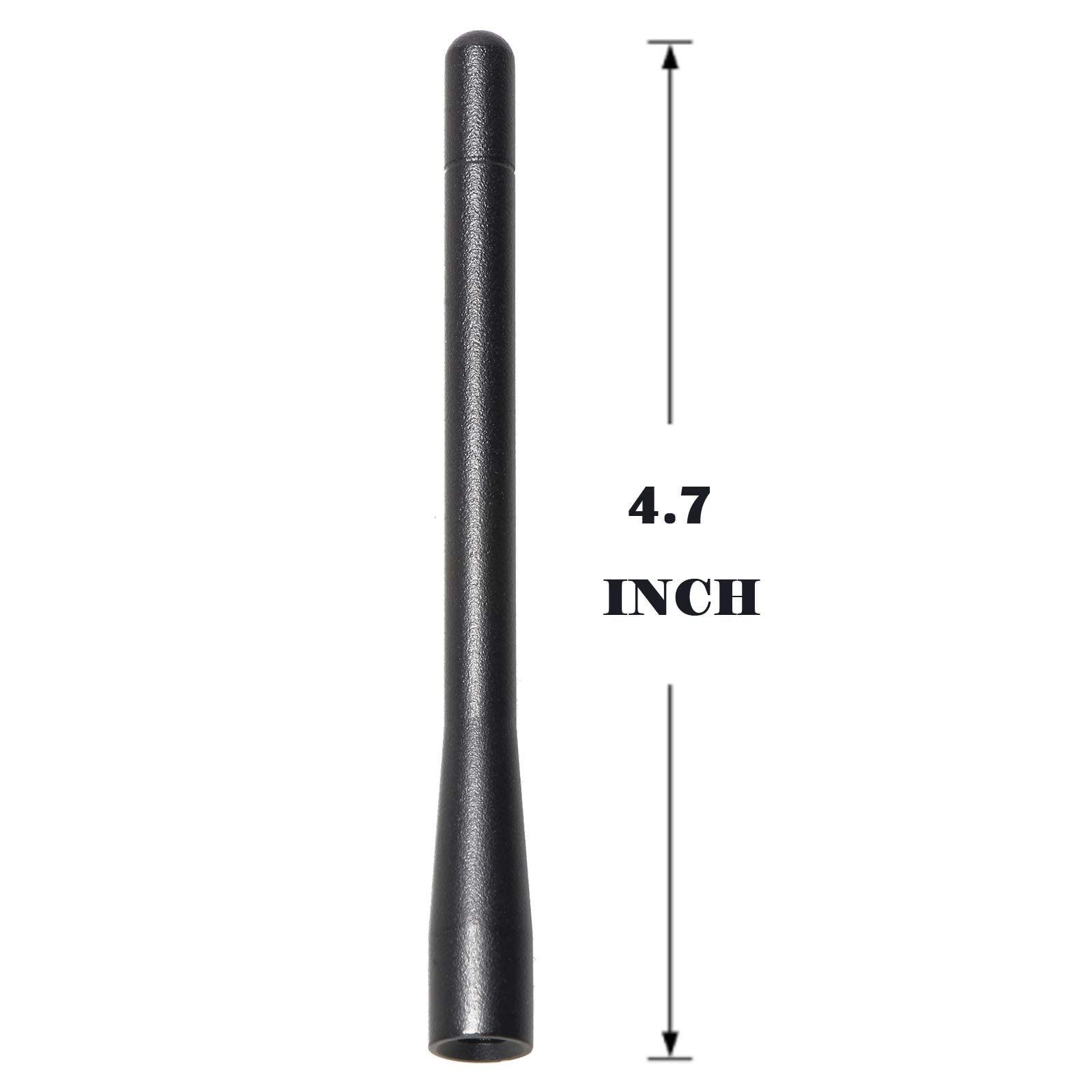 Anina 4.7'' Car Short Antenna Mast For 2009 2018 Ford F150 Aluminium Alloy Truck Antenna For Am/Fm Radio Reception Car Wash Proof