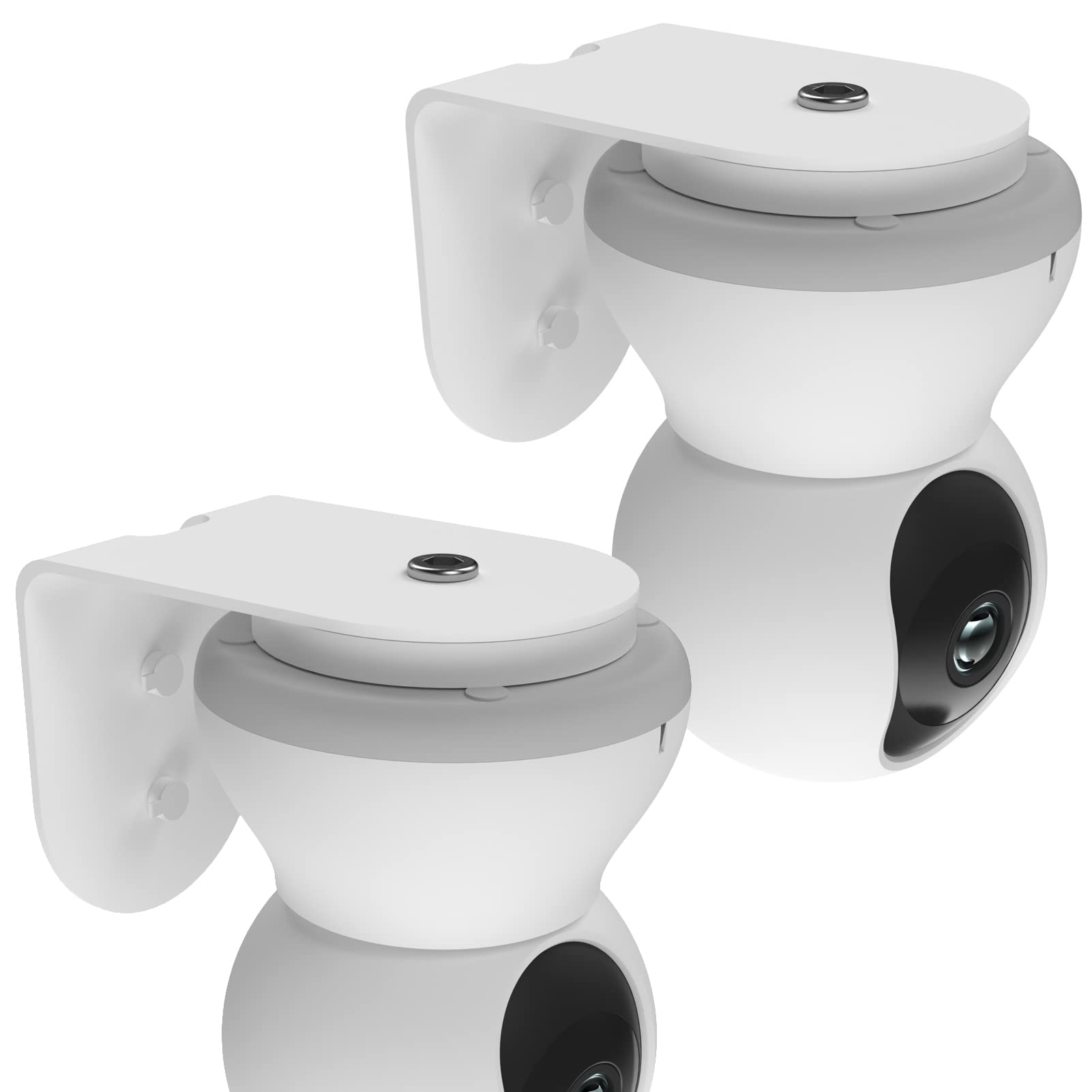 Zwolf (Pack Of 2) Metal Wall Mount For Blurams Security Camera, Upside Down Or Upright On Any Wall Allows The Best Range Of Came