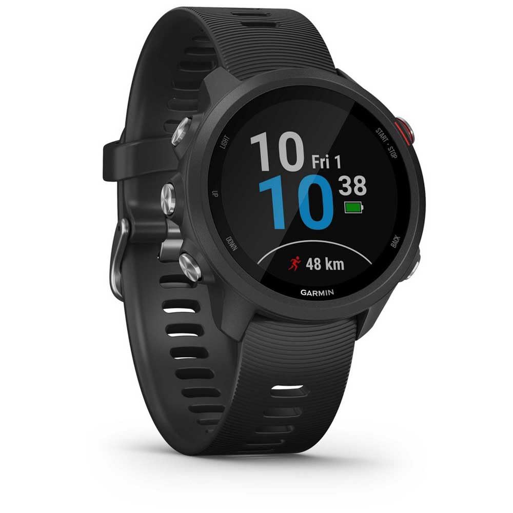 Garmin Forerunner 245 Music Gps Running Smartwatch, With Music And Running And Training Features, Black Band