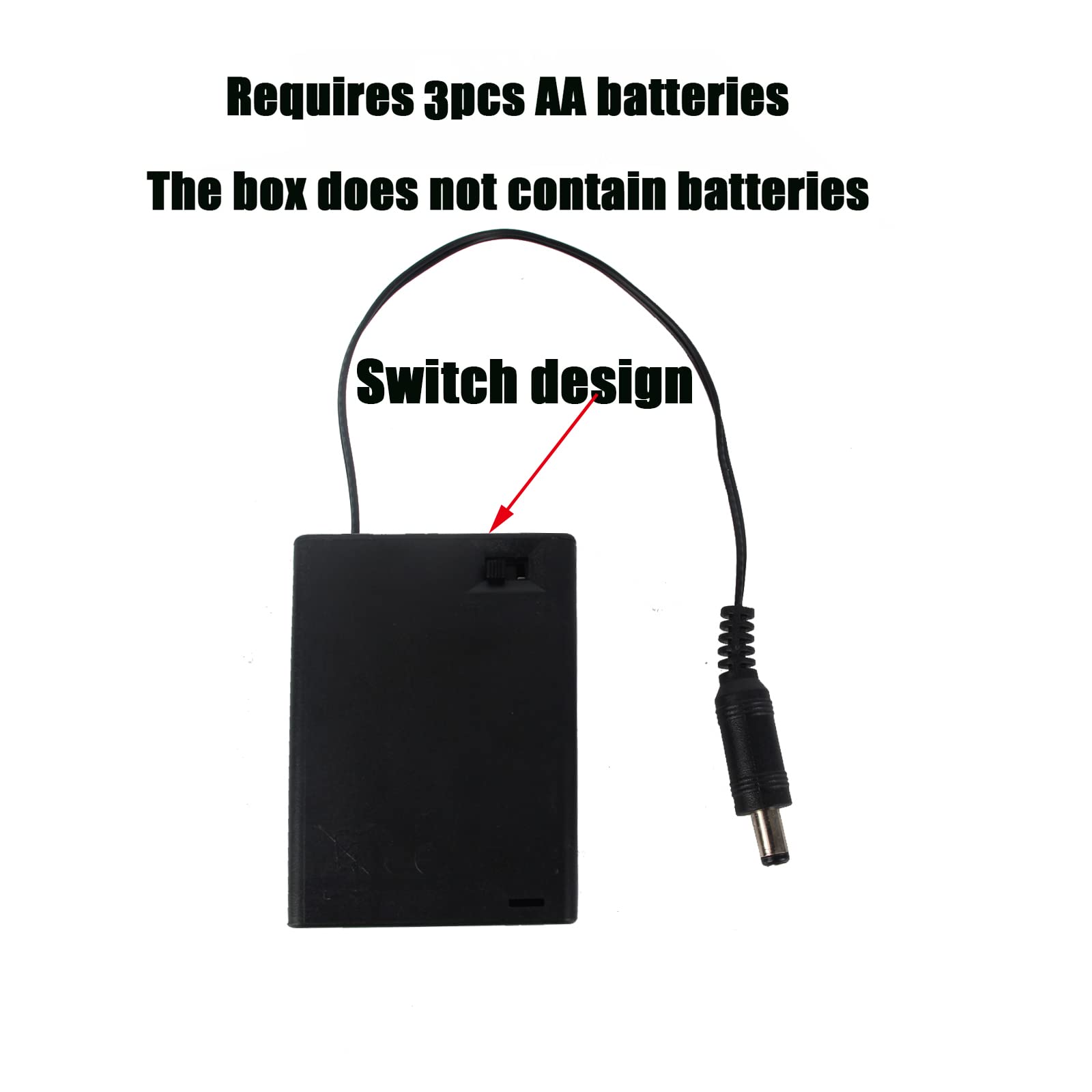 Industrial Dc Socket Laser Module Dc Battery Holder Box Removable Battery Holder Box Can Be Connected To A Power Supply (Excludi