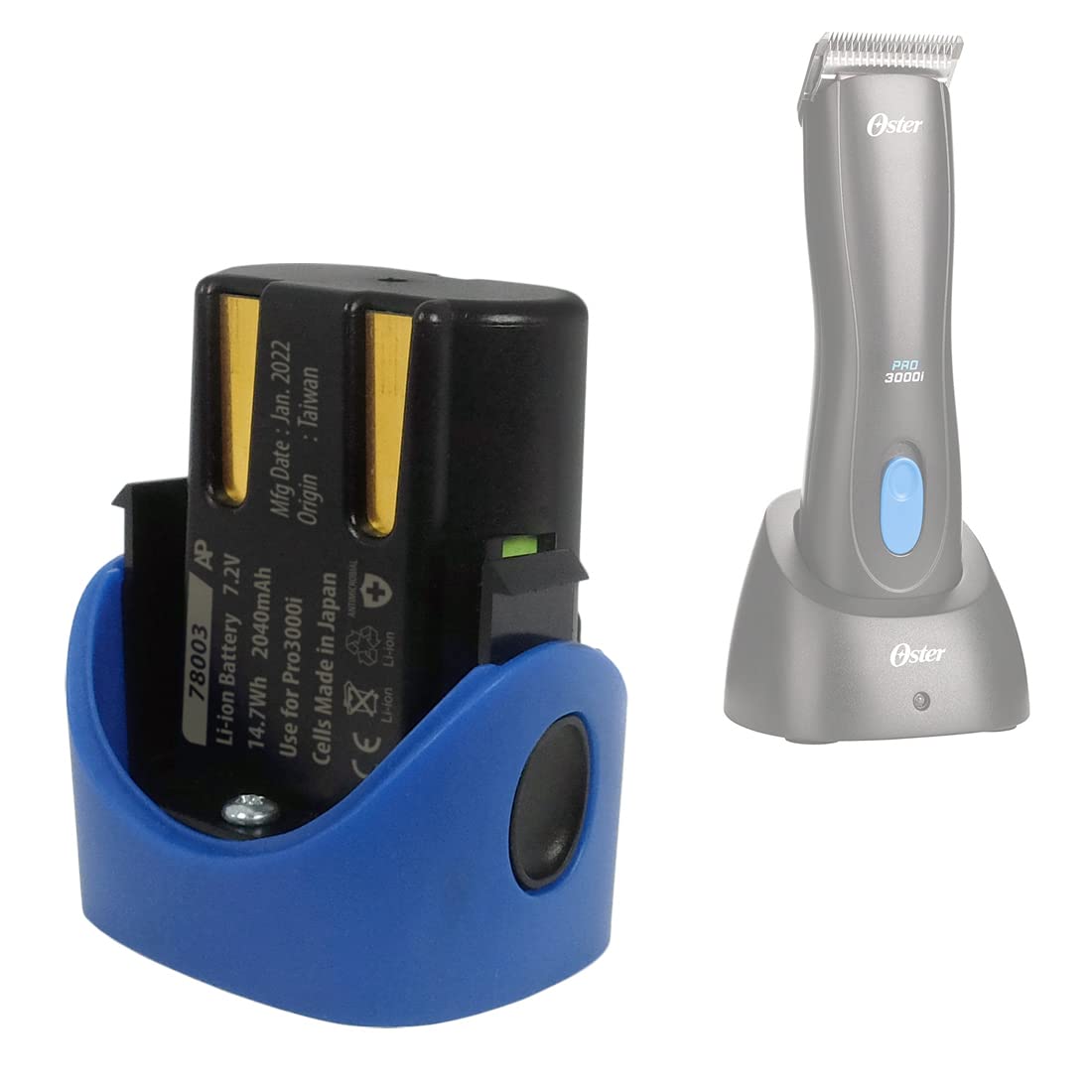 Artisan Power Battery Upgrade For Oster Pro 3000I Cordless Clippers. 28% Higher Battery Capacity