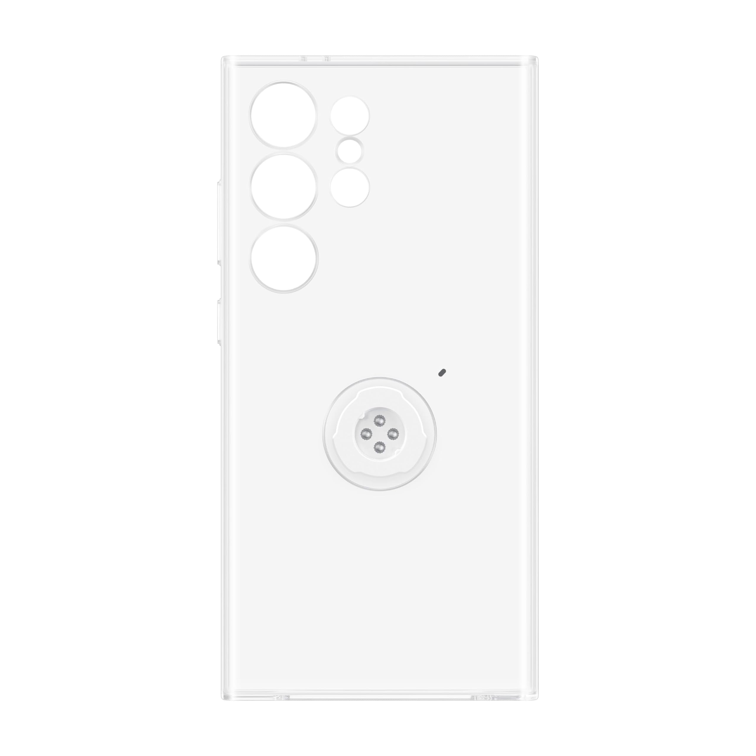 Samsung Galaxy S24 Ultra Clear Gadget Phone Case, Protective Cover With Hand Grip, Kickstand, Wrist Strap Accessories, Scratch R