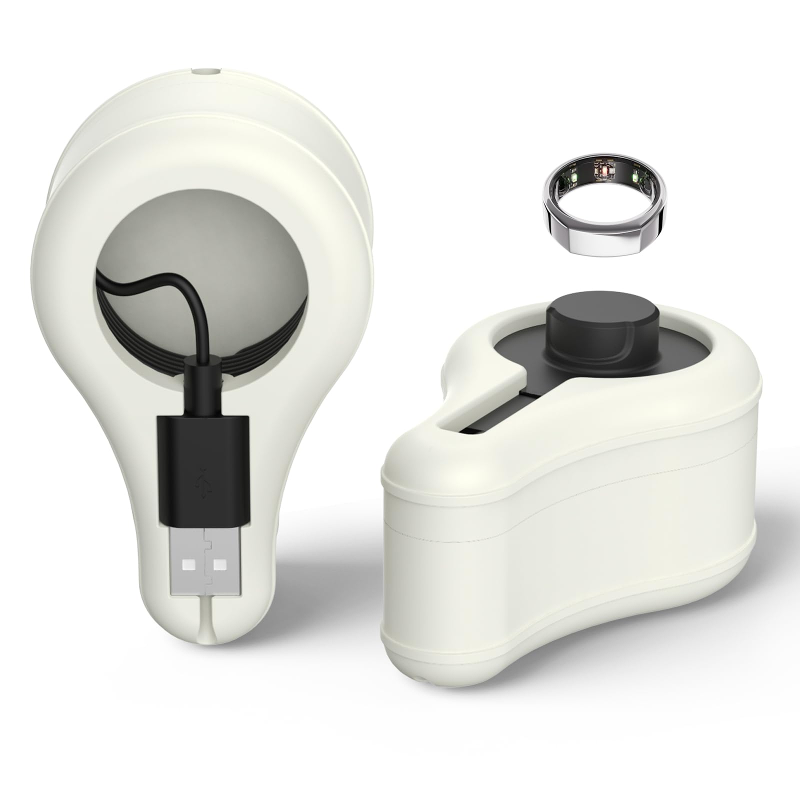 Wacanc Charger Stand For Oura Ring Gen3 Charger, Charger Holder Compatible With Oura Ring Gen3 Size 6/7/8/9/10/11/12/13, Silicon