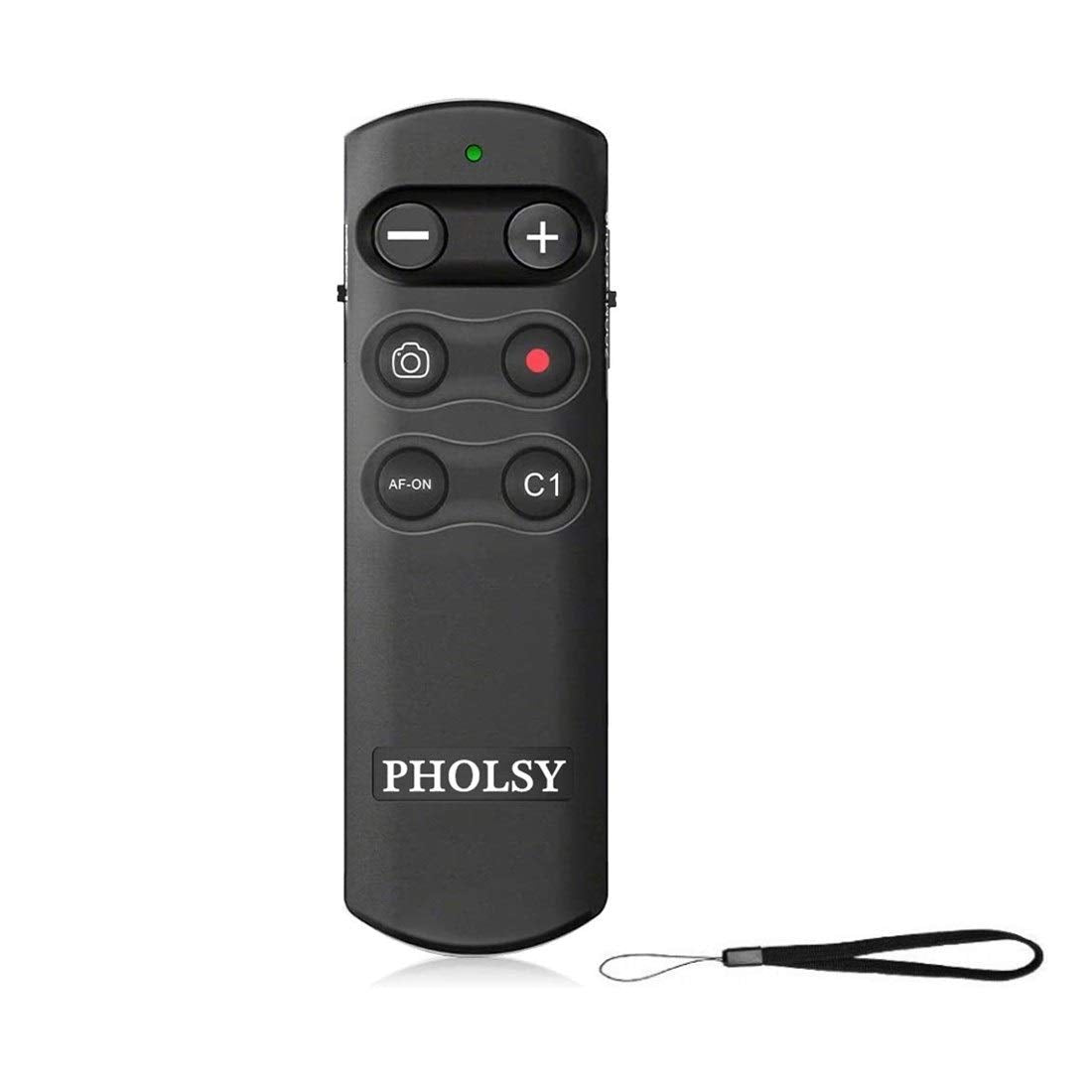 PHOLSY RMT-P1BT Bluetooth Camera Remote Wireless Release Shutter Commander Compatible with Sony a1, a6700, a6400, a6600, a7C, a7M3, a7M4, a7RM3, a7RM4, a7SM3, a9, a9M2, RX0M2, RX100M7, ZV-1, ZV-E10