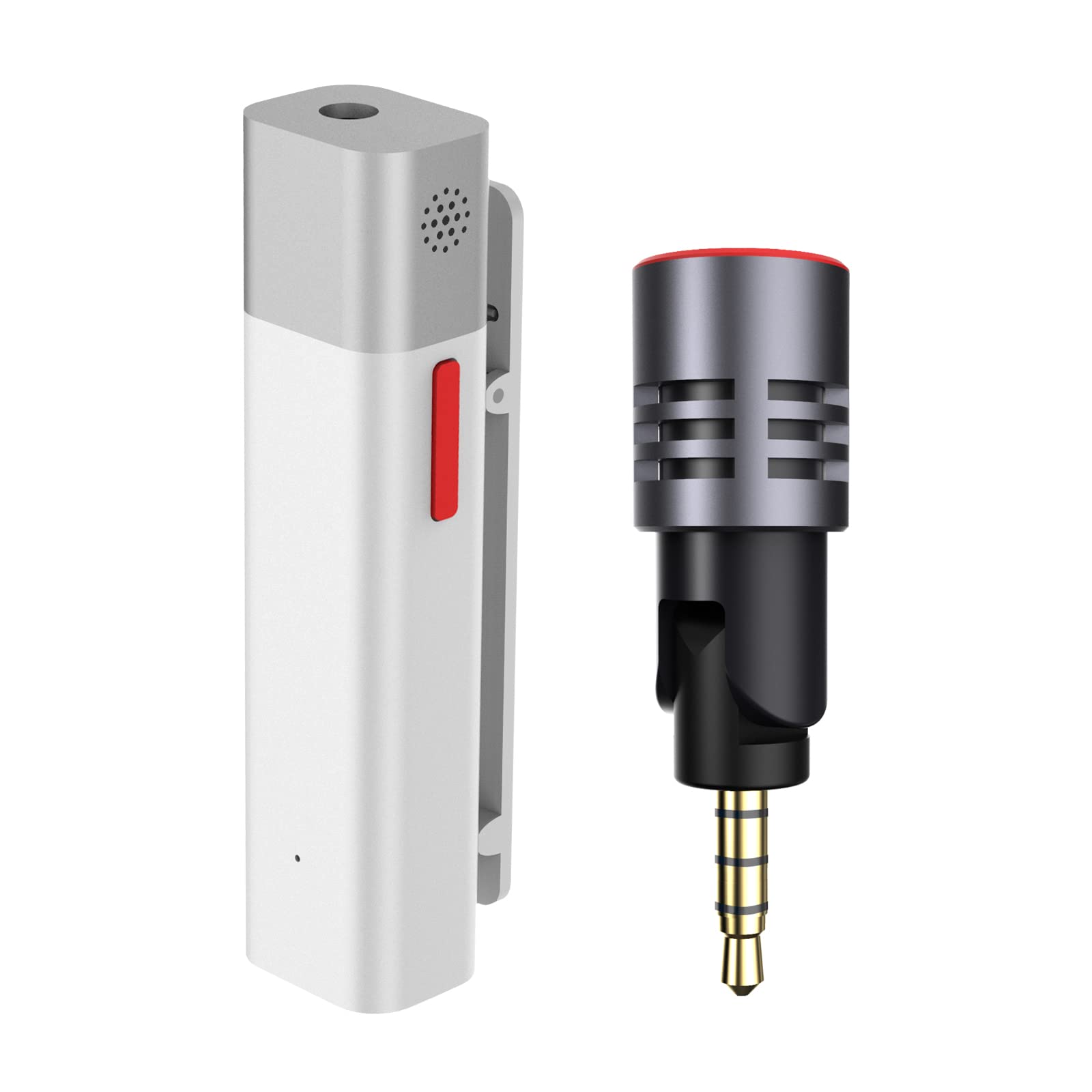 Sabinetek Smartmike+With Unidirectional Mic Bundle Wireless Bluetooth Microphone, Lapel Mic, Wireless Clip On Lavalier Microphon