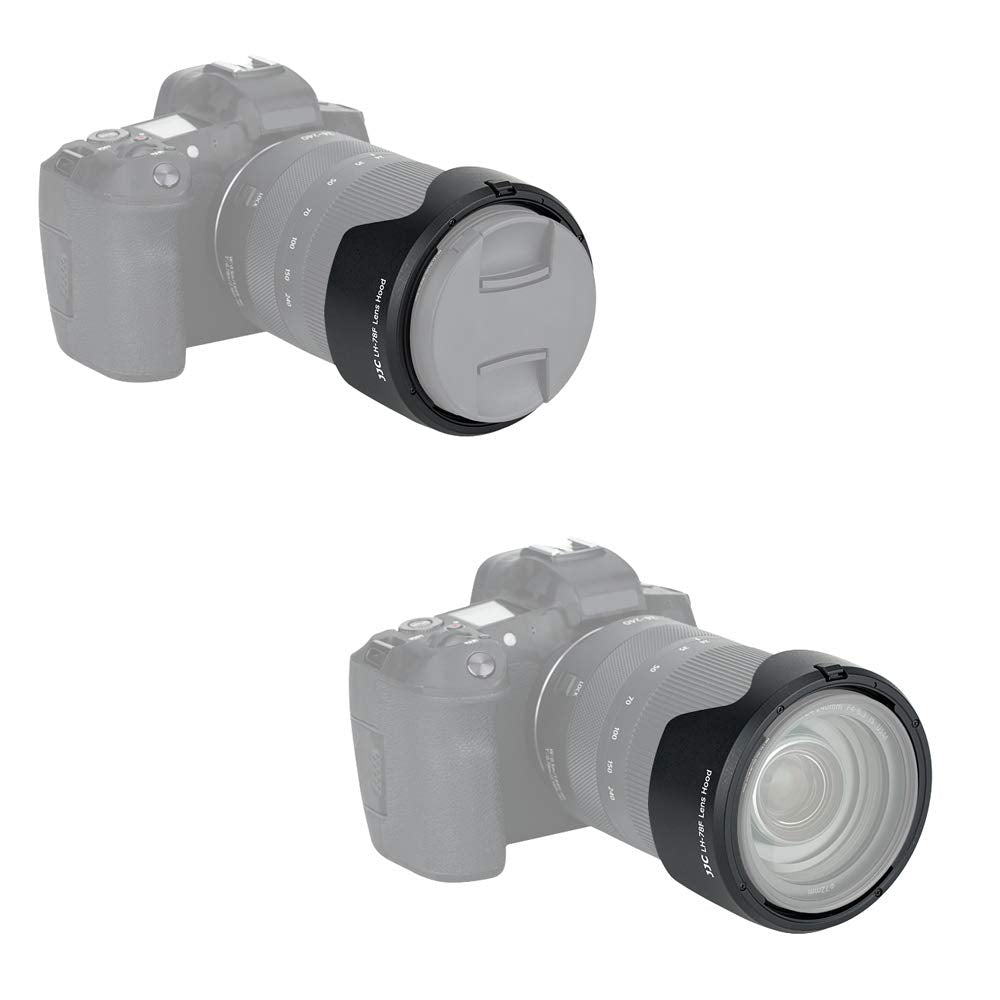 Lens Hood Shade For Canon Rf 24 240Mm F/4 6.3 Is Usm Lens On Canon Eos R6 R5 Rp R Camera Replaces Canon Ew 78F, Compatible With