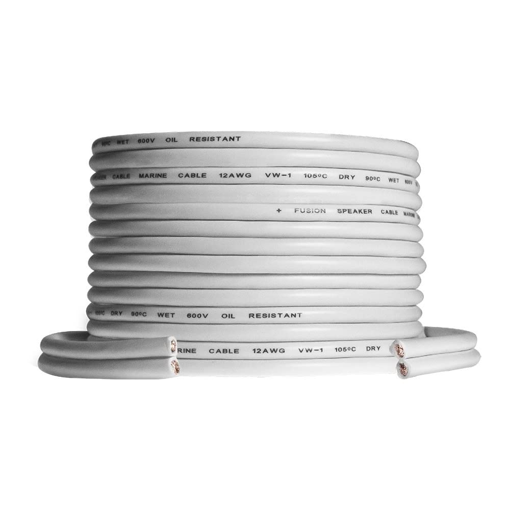 Fusion Climb Speaker Wire 12 Awg 50' (15.24M) Roll - 010-12898-10, Black,WBECCB08DHCDD83