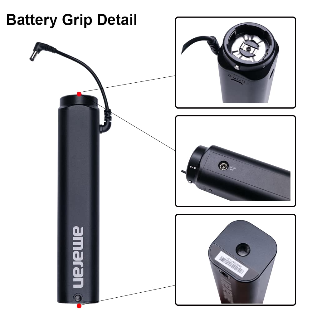 Amaran Tube Light Amaran T2C Rgbww Led Video Light Stick Light, Cri=95 Tlci =98,2500K 7500K /Rechargeable Battery/App Control Fo