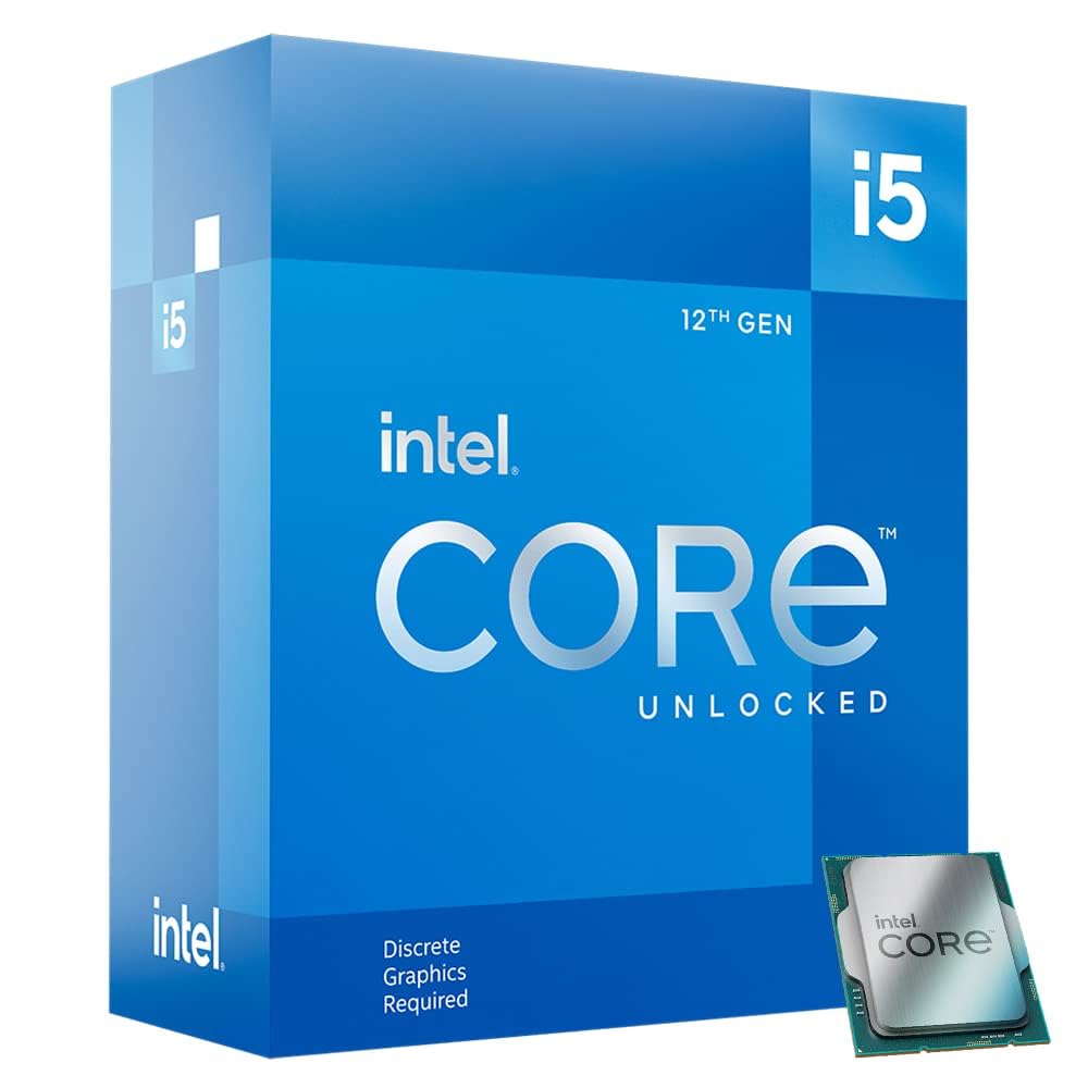 Intel Core i512600KF Desktop Processor 10 (6P+4E) Cores up to 4.9 GHz Unlocked LGA1700 600 Series Chipset 125W