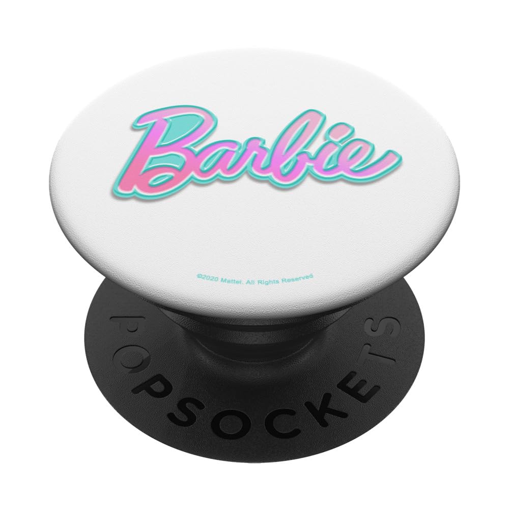 Barbie   Embossed Logo Popsockets Standard Popgrip