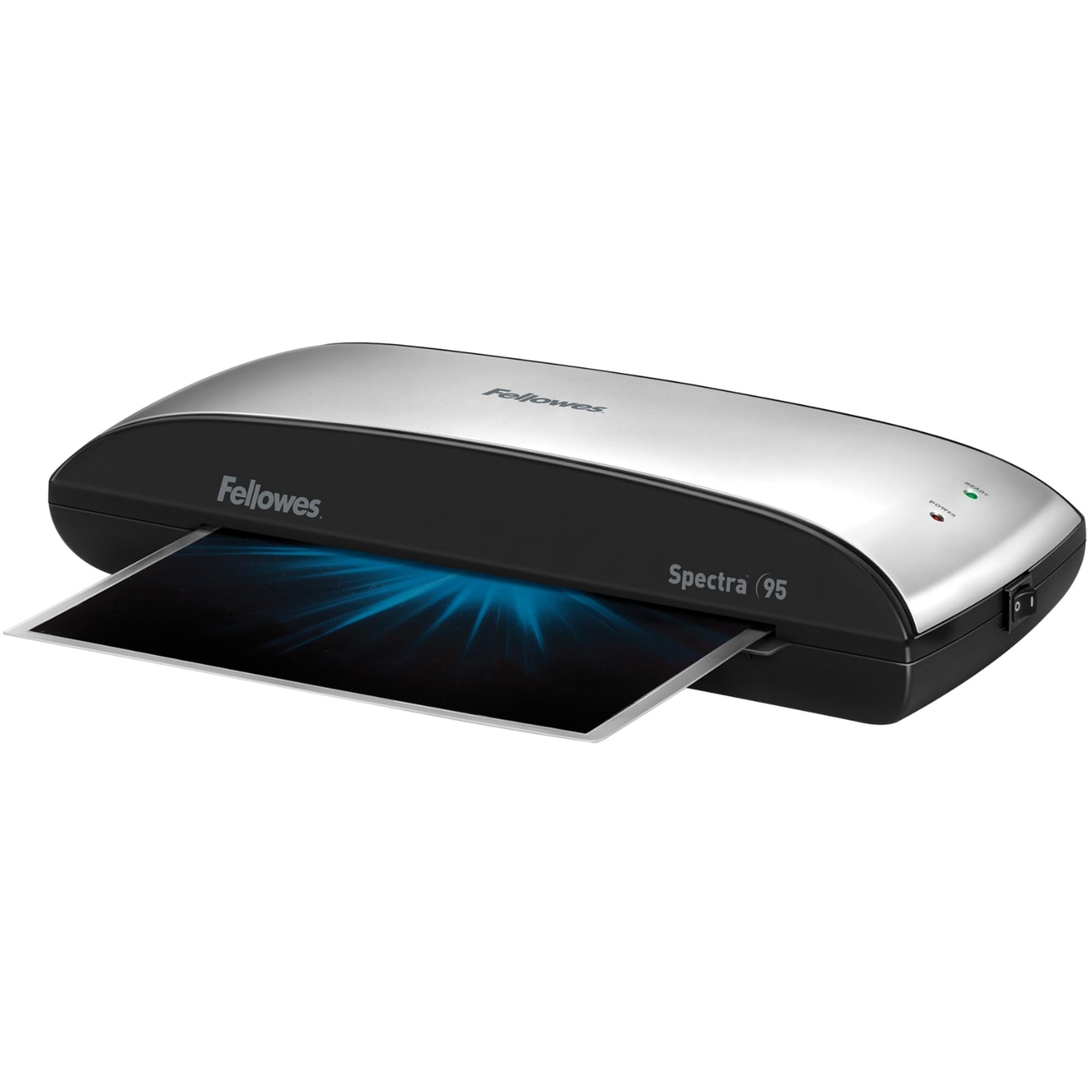 Fellowes Spectra 95 Laminator With Combo Kit, 9 1/2 Entry Width, 3H x 14 1/2W x 7D, Silver/Black