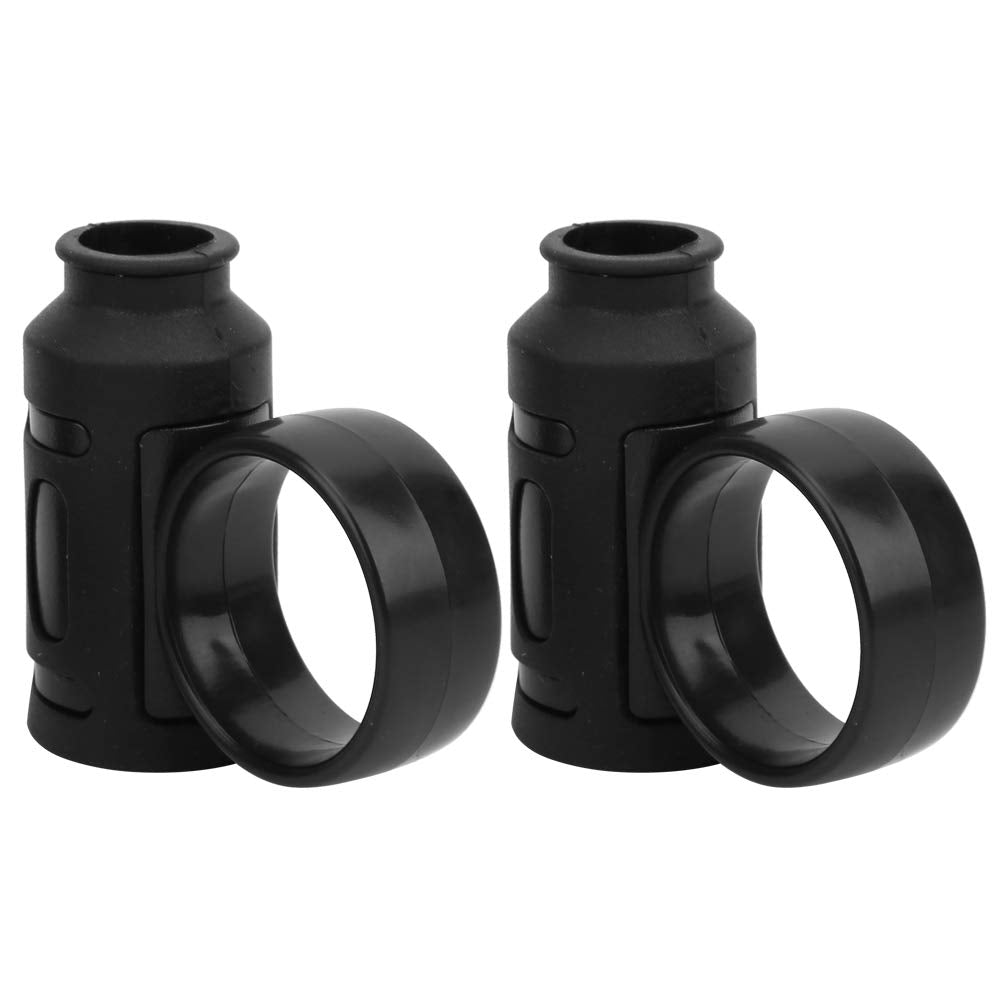 2 Pcs Drum Stick Control Clip Easy Stick Twirl Drumsticks Aid Auxiliary Tool Drumsticks Accessories For Drummer (Black) Performa