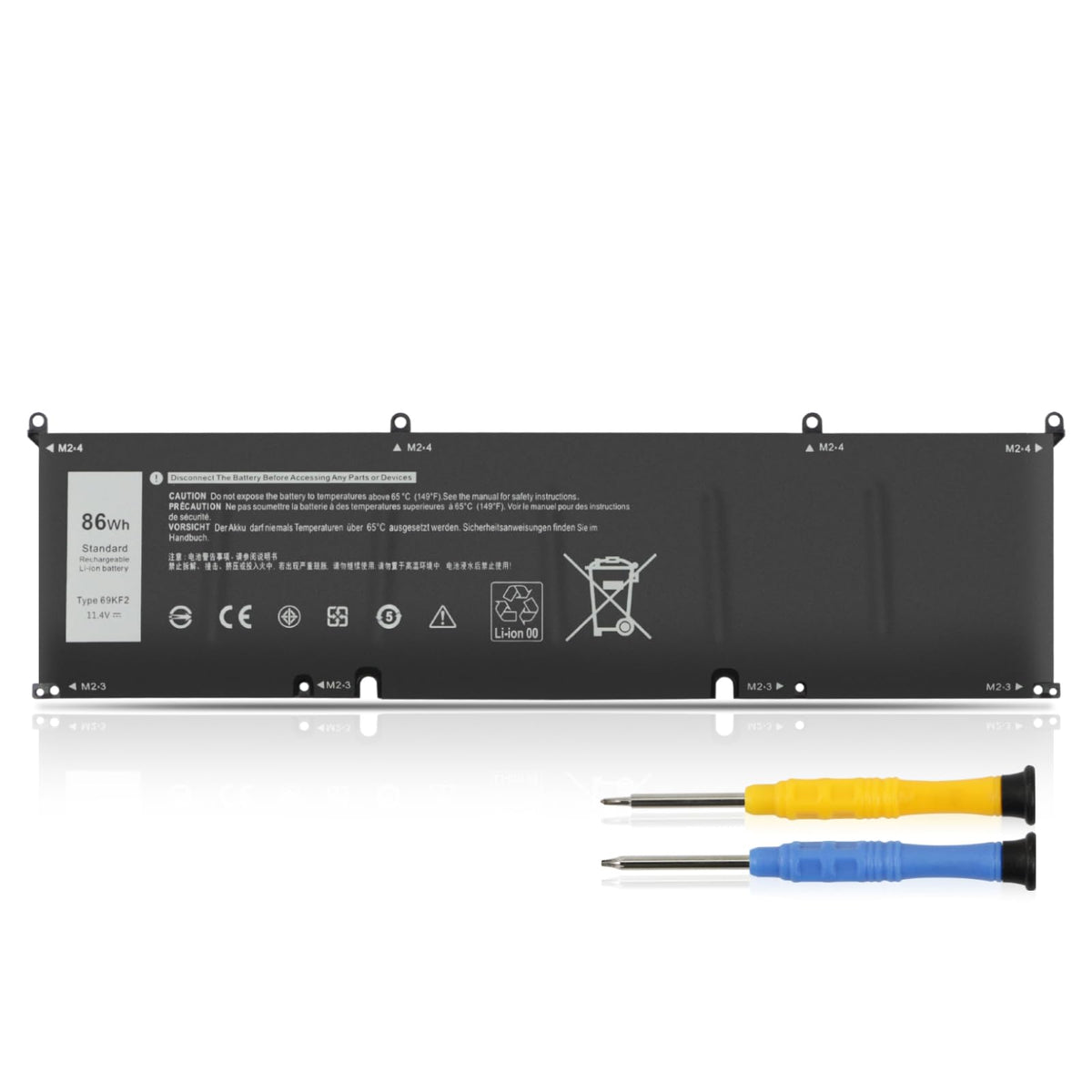 Zthy 69Kf2 Battery Replacement For Dell Xps 15 9500 9510 9520 9530 Precision 5550 5560 G15 5510 5511 5520 5515 5521 G7 15 7500 P