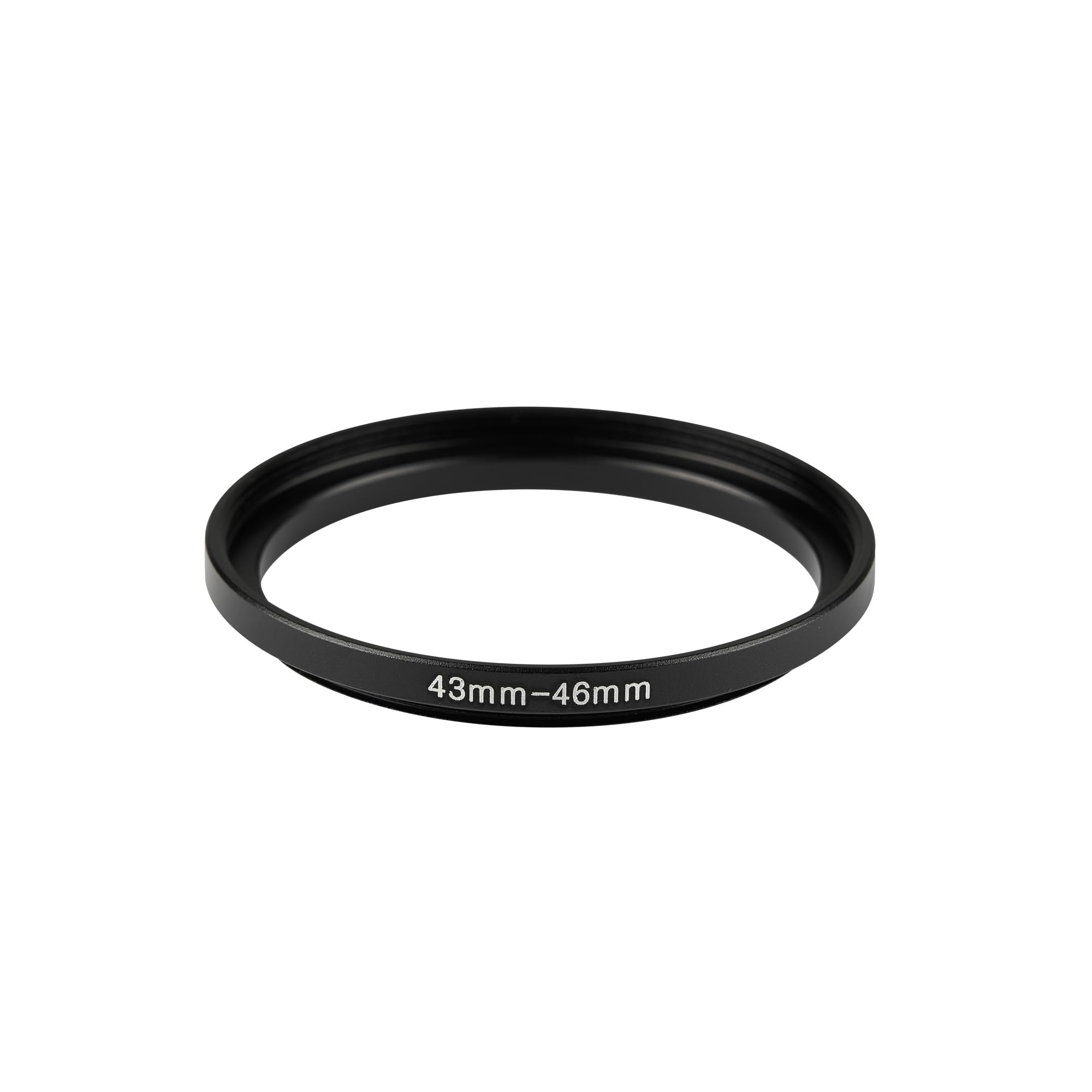 Wiiye 43Mm To 46Mm Step Up Ring Adapter,43Mm To 46Mm Step Up Filter Ring,For All Brands Uv Nd Cpl Metal Stepping Up Ring Adapter