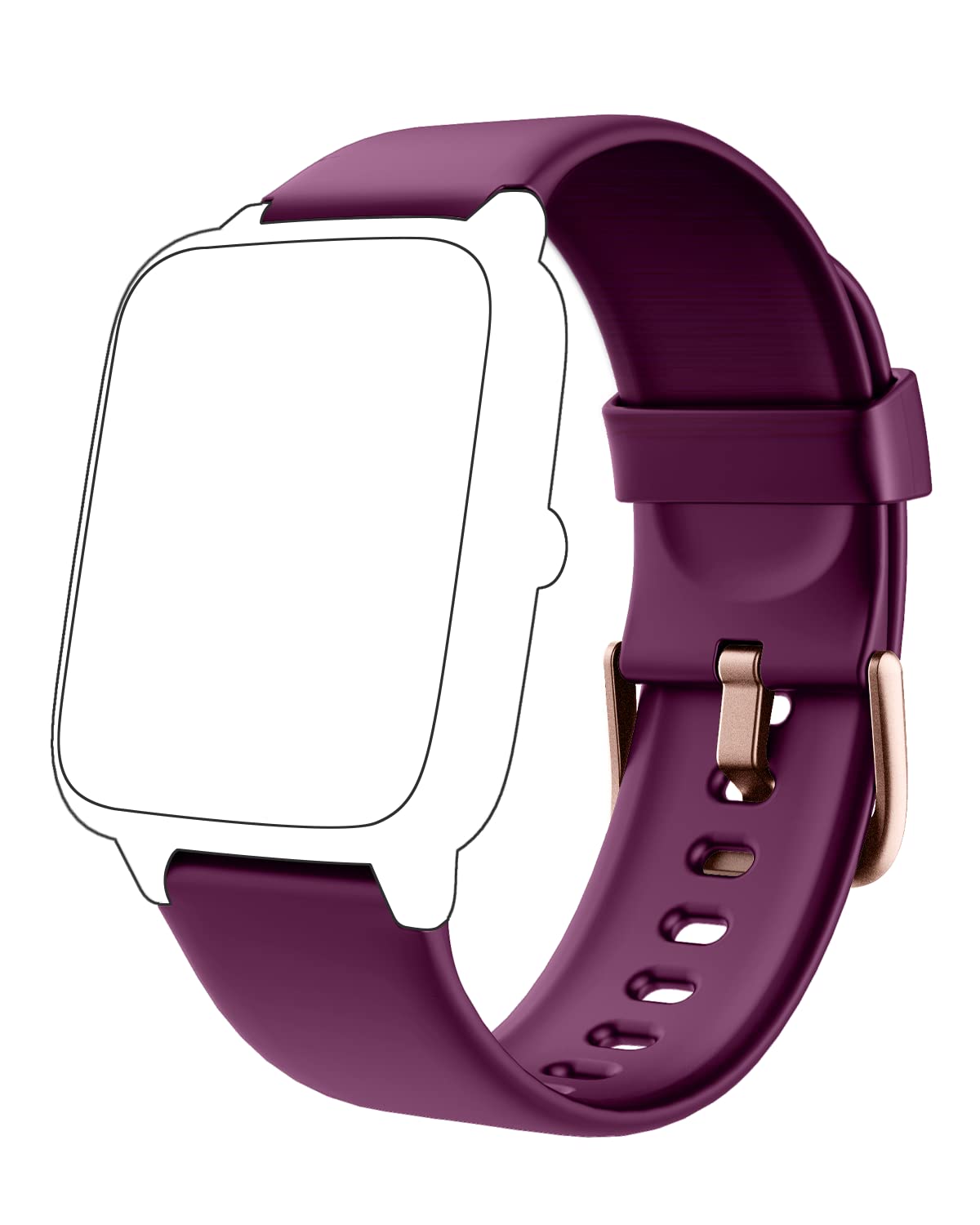 Grv Smart Watch Band Replacement Strap Fc1 Smart Watch (Purple)