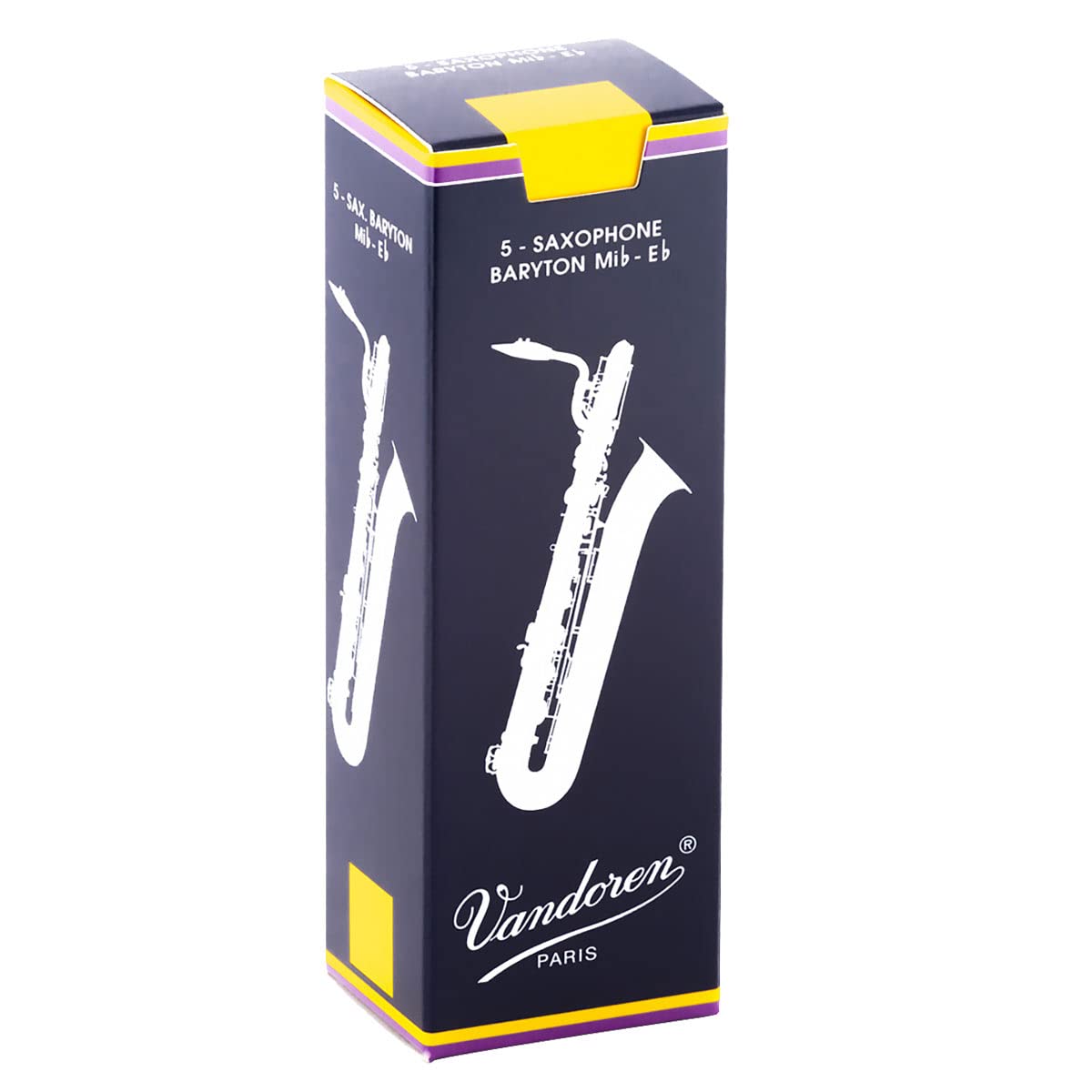 Vandoren Sr2435 Bari Sax Traditional Reeds Strength 3.5; Box Of 5