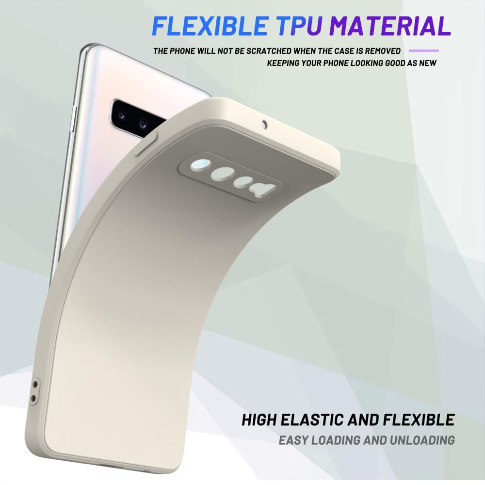 Wogroo For Samsung Galaxy S10 Case White, Scratch Resistant With Soft Touch, Slim Thin Phone Cover For Samsung Galaxy S10