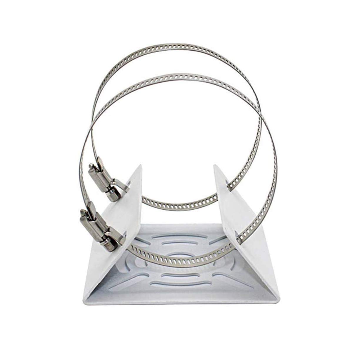 Ares Vision Universal Cctv Camera Metal Pole Mount Junction Bracket (2 Pack)   Durable Camera Pole Mount, Reliable Cctv Pole Mount, Sturdy Pole Mount For Cctv Cameras, Easy Installation