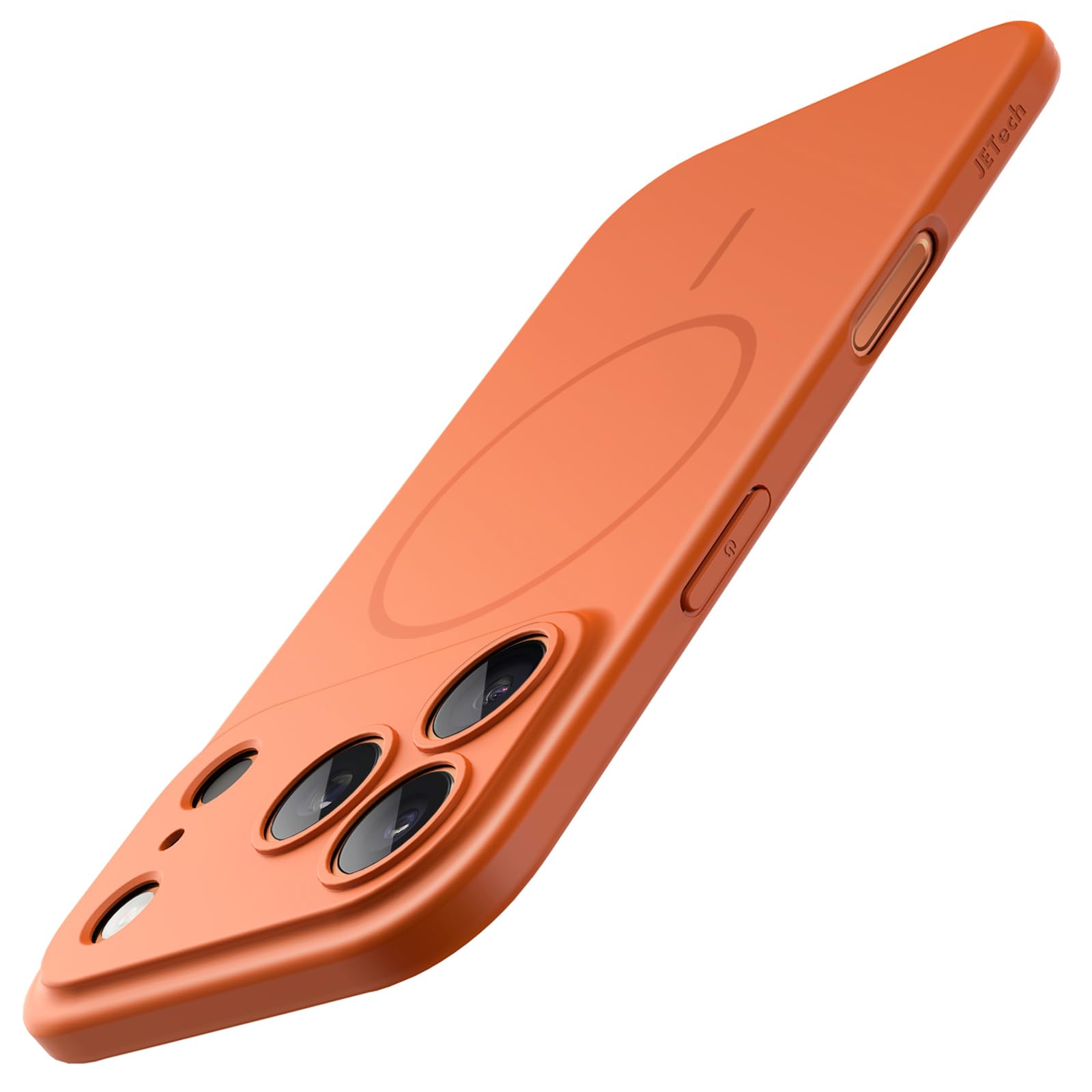 JETech Magnetic Slim Case for iPhone 17 Pro 6.3-Inch, Compatible with MagSafe, Ultra-Thin Lightweight Minimalist Phone Cover wit