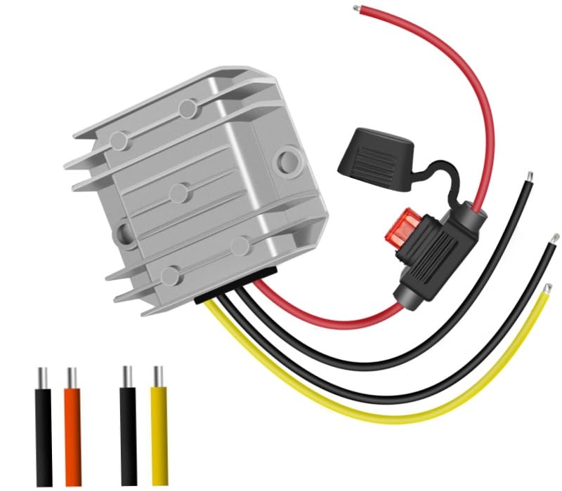 Yrdzxg With Fuse Buck Converter 12V To 9V 10A 90W 24V To 9V Step Down Converter, Reducer, Ip68 Waterproof Module Widely Used